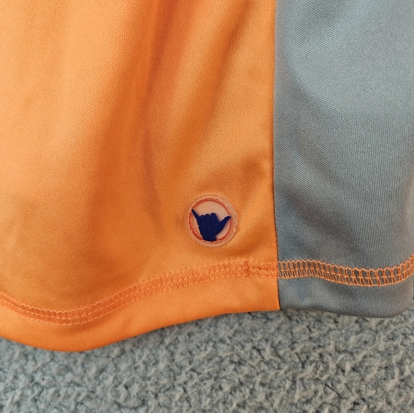 Beach Bros Men's Orange & Gray Pull Over Shirt Sz XL Surfing Swimming Biking - Picture 6 of 10
